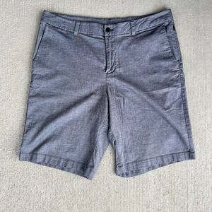 lululemon men's commission classic fit chino shorts size 36 black